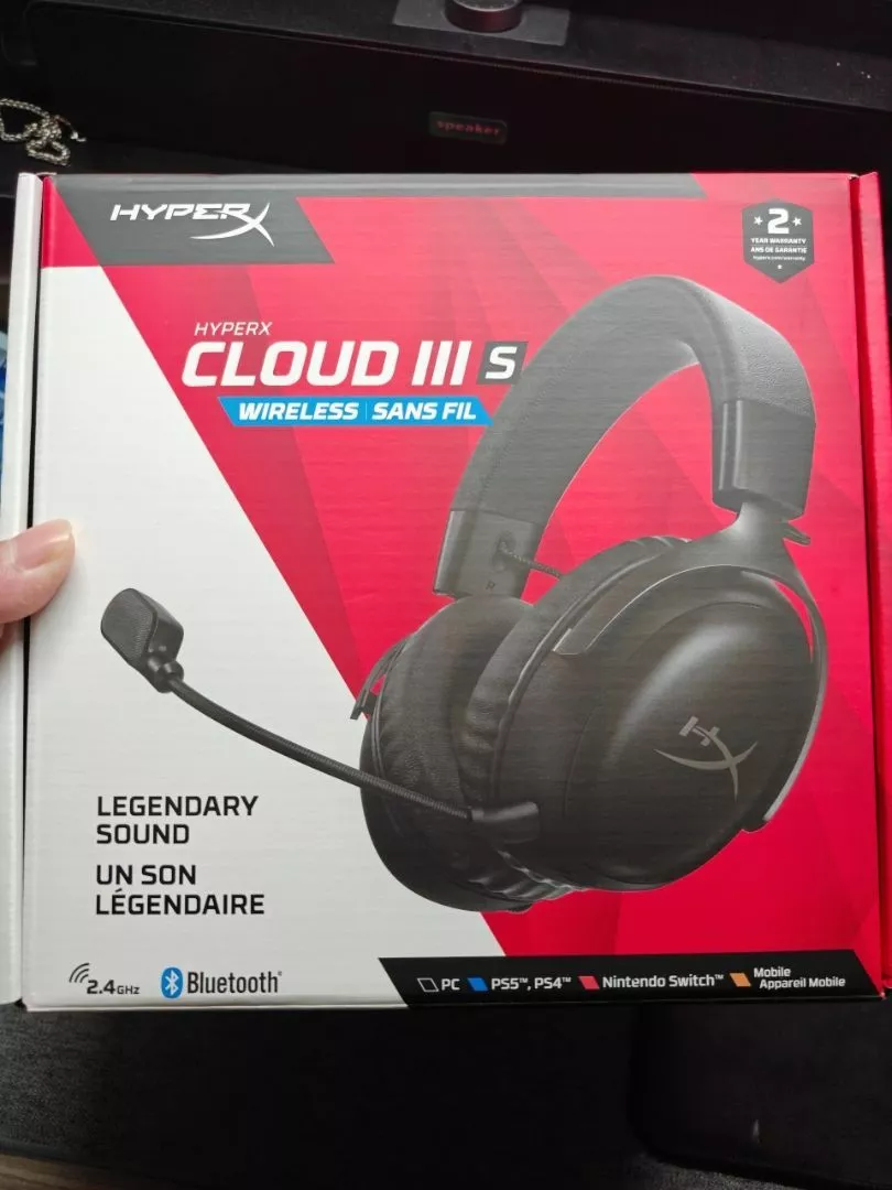 Tai nghe HP HyperX Cloud III S Wireless 3 mode kết nối BH 24 tháng Gaming cao cấp