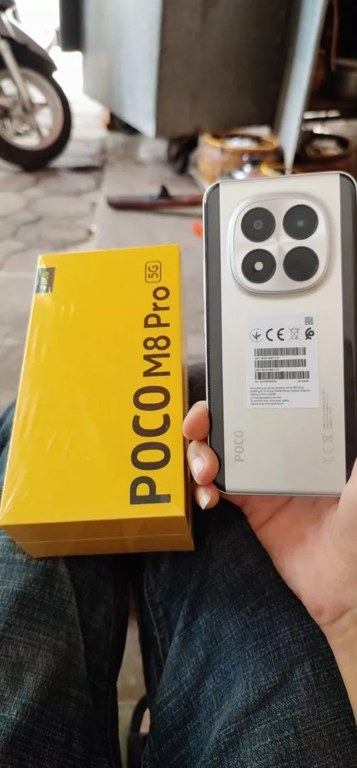 Điện thoại thông minh POCO M8 PRO 5G (8+256GB|12+512GB)|Pin 6.500mAh (typ) siêu lớn|Màn hình AMOLED CrystalRes 1.5K