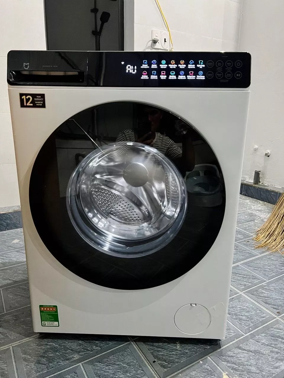 Máy giặt sấy cửa trước Xiaomi Mijia Front Load washer dryer 9kg | 99.99% Loại bỏ vì khuẩn |Giặt nhanh siêu