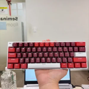 Bàn Phím Cơ Không Dây Bluetooth Atas ZA641 Pro - 64 phím - Red switch - Hotswap - Pin sạc - Có app