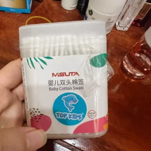Tăm bông Misuta đầu xoăn và dệt 200 que