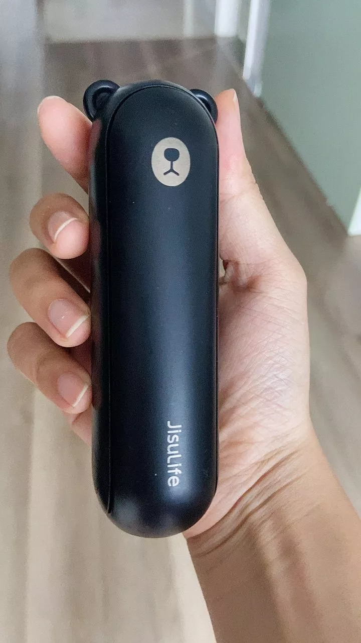 Quạt Cầm Tay Mini 3 Trong 1 JISULIFE F8 2000mAh Tích Hợp Sạc Dự Phòng, Đèn Pin Siêu Sáng Chính Hãng - Bảo Hành 12 Tháng