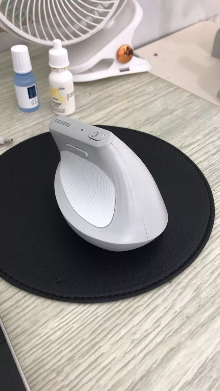 Chuột Dọc Không Dây GOOJODOQ Công thái học 2 Chế Độ 2.4G+BT5.0,4 DPI Lên 3200 Nút Tới/Lùi+Về Desktop