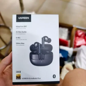 Tai nghe không dây UGREEN HiTune EchoBuds Plus, Bluetooth 6.0, chống ồn chủ động -55dB ANC , pin 50h, LDAC, Hi-Res, IPX5, Hỗ trợ ứng dụng