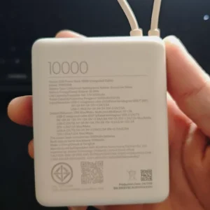 Xiaomi 33W Power Bank 10000mAh (Integrated Cable) |Công suất sạc nhanh lên đến 33W|Sạc đến 3 thiết bị cùng