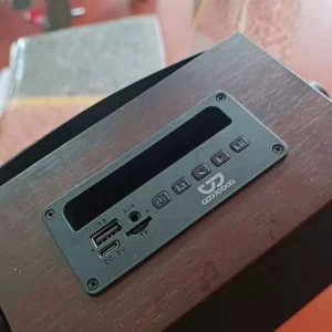 Loa Gỗ Retro GOOJODOQ Âm Thanh Hi-Fi, Nhỏ Gọn, Pin Lâu, Bluetooth 6.0