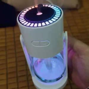 [Tặng tinh dầu] Máy tạo độ ẩm không khí GOOJODOQ 280ml 2 chế độ phun, điều chỉnh 360 độ, có đèn LED