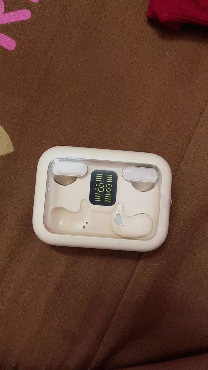 Tai nghe nửa tai Màn hình LED không dây Bluetooth Cảm ứng vân tay Âm thanh HiFi Tương thích với iOS và Android