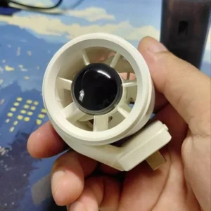 Quạt mini GOOJODOQ Type-C là sản phẩm cắm là chạy, cơ 15573 vòng/phút, lưu lượng gió mạnh mẽ 9,7 m/s