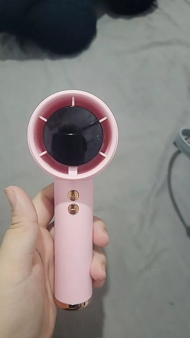 【Tặng Dây Đeo + Dây Sạc】Quạt Cầm Tay Turbo Tốc Độ Gió Cực Mạnh - Quạt Làm Mát Nhanh,Quạt tích điện mini pin cao 5000 mah