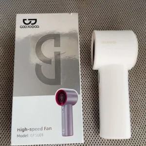 Quạt turbo đa năng tốc độ cao Goojodoq 4000mah có đèn pin LED, màn hình kỹ thuật số và móc treo cho nhiều cảnh