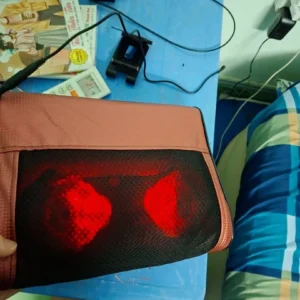 Gối massage cổ vai gáy, máy massage hồng ngoại 20 bi cao cấp hỗ trợ mát xa toàn thân