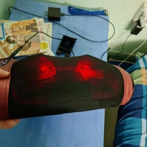 Gối massage cổ vai gáy, máy massage hồng ngoại 20 bi cao cấp hỗ trợ mát xa toàn thân