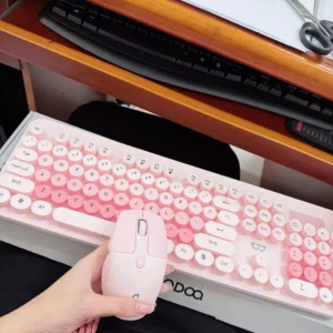 Bộ bàn phím chuột không dây 2.4G GOOJODOQ với 104 phím, 1600 DPI, Thiết bị tương thích rộng rãi
