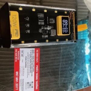 Bộ sạc 50.000mAh, công suất120W, sạc nhanh PD 22.5W, kèm 4 cáp sạc, có đèn led - AUDIO365