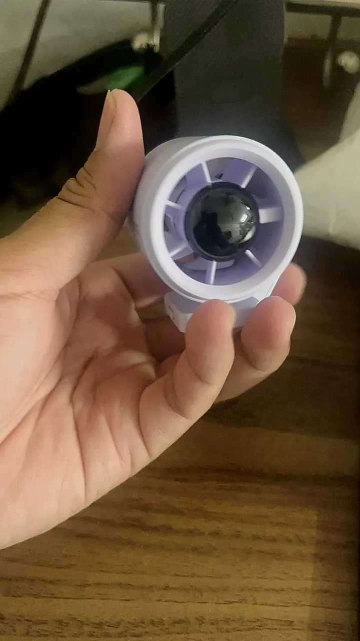 Quạt mini GOOJODOQ Type-C là sản phẩm cắm là chạy, cơ 15573 vòng/phút, lưu lượng gió mạnh mẽ 9,7 m/s