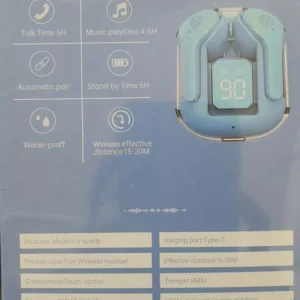 Tai nghe bluetooth KY8 Ultrapods Max cảm ứng, siêu nhỏ gọn, có mic đàm thoại, nghe nhạc cực hay - AUDIO365