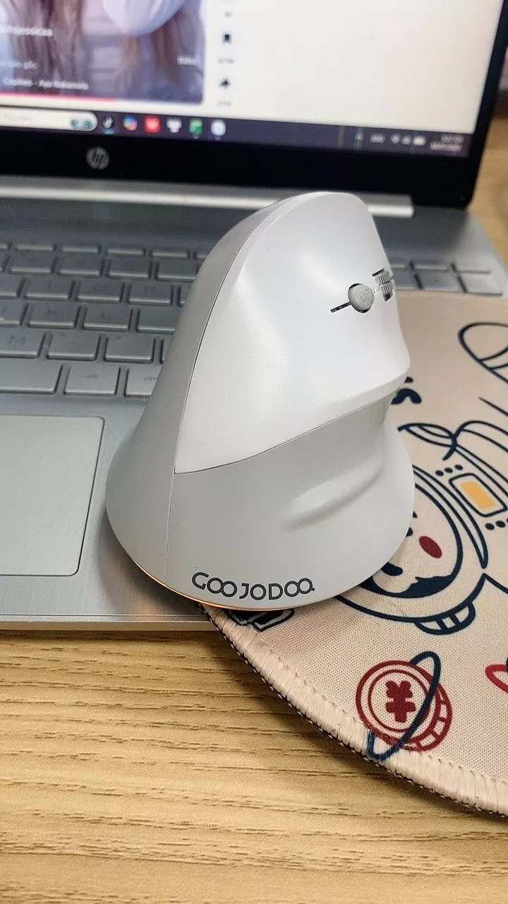 Chuột Không Dây GOOJODOQ 2 Chế Độ 2.4G+BT5.0, Cảm Biến 4000 DPI, Nút Êm Chuẩn Văn Phòng & Gaming