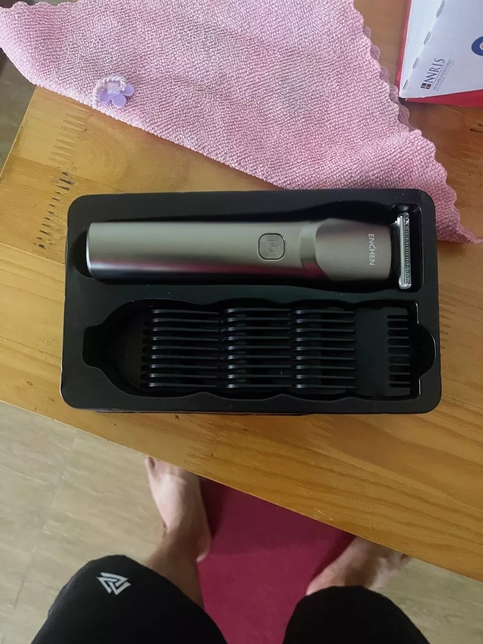 Tông đơ cắt tóc Enchen Beardo 2 tốc độ cao tông đơ chuyên dụng, lưỡi thép không gỉ, tặng 4 cử tạo kiểu- BH 12 tháng
