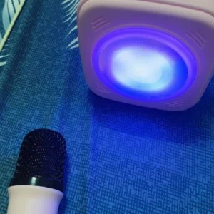 Loa Karaoke Bluetooth GOOJODOQ Tặng Kèm 2 Micro Không Dây, Đèn RGB, 5 Giọng Biến Ảo, Pin 6 Giờ