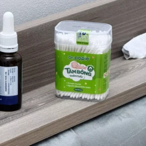 Tăm bông 2 đầu tròn Dr Papie 280 que