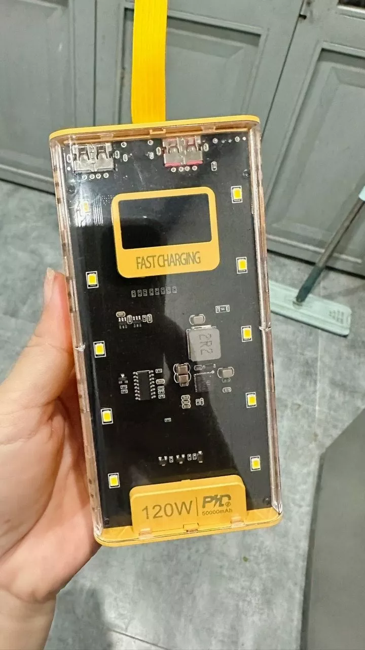 Bộ sạc điện thoại kiểu dáng Container 50.000MAH - 120W, 4 cổng USB, sạc nhanh PD 20W, bảo hành 6 tháng - AUDIO365