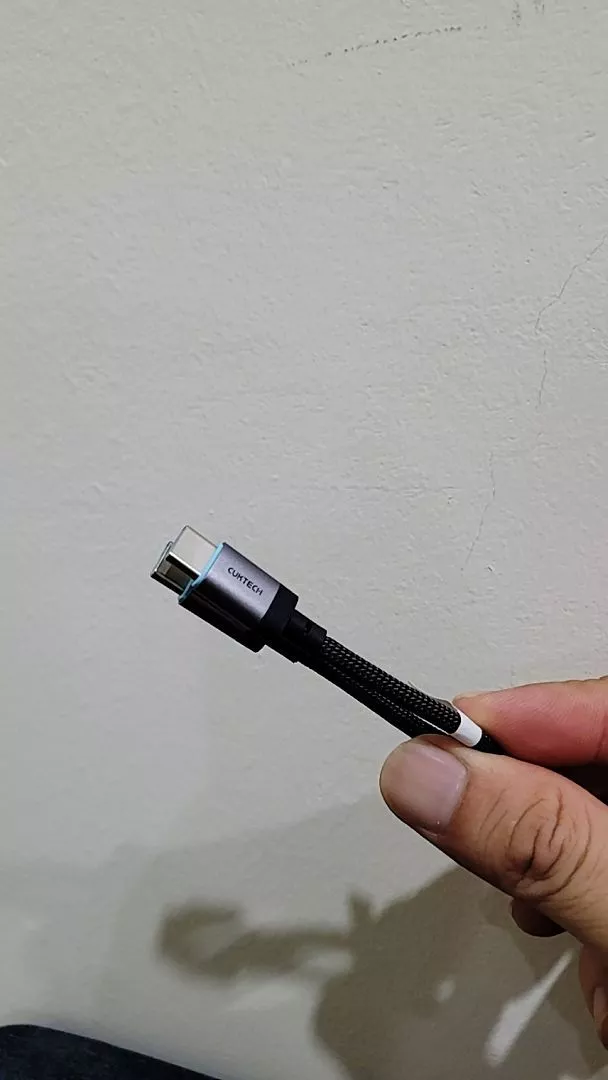 Cáp Sạc Nhanh Dây Bện Cuktech Cp 6A C To C Ngắn Gọn Di Động Cho Samsung/Xiaomi/ Huawei/iP 17 Pro