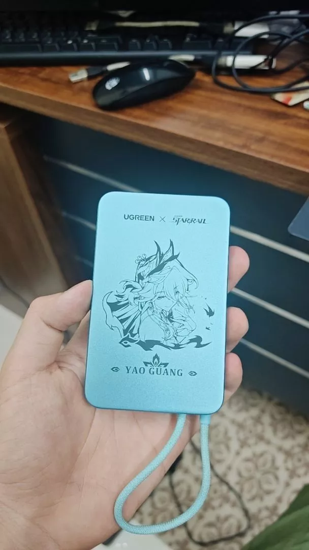 【Phiên Bản Honkai: Star Rail】UGREEN 10000mAh 15W Sạc từ tính 30W Max Power Bank Cáp tích hợp Tương thích với iPhone 17 Series