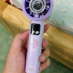 Quạt turbo đa năng tốc độ cao Goojodoq 4000mah có đèn pin LED, màn hình kỹ thuật số và móc treo cho nhiều cảnh