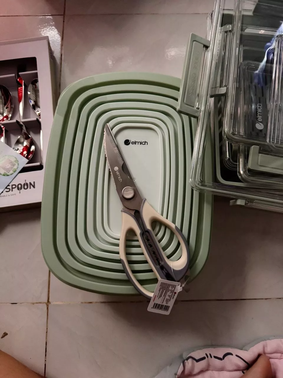 Bộ 7 hộp nhựa đựng thực phẩm Elmich EL4018