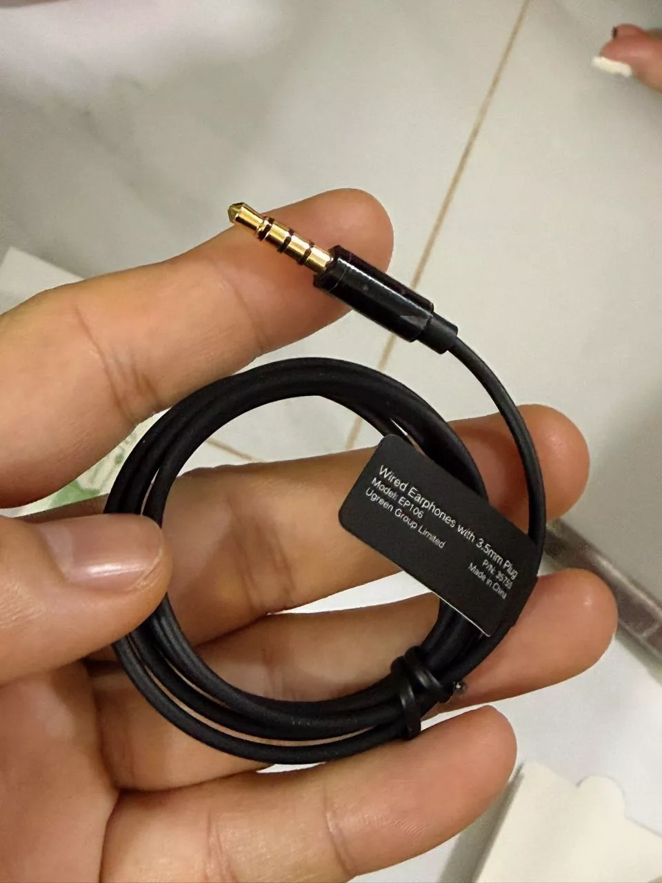 Tai nghe có dây UGREEN 3,5mm Type C Tai nghe bán tai HiFi có micrô