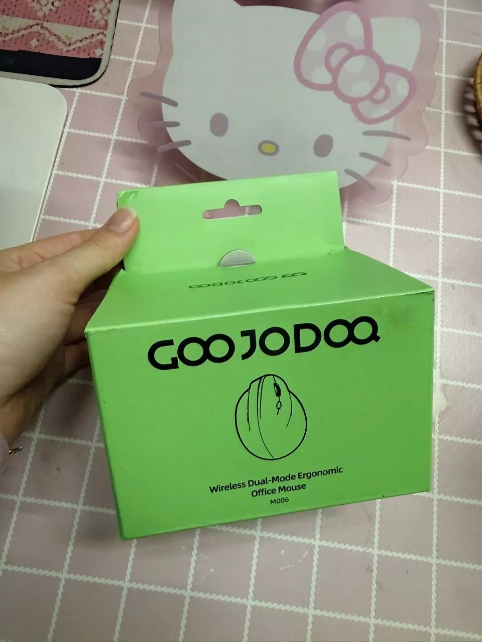 Chuột Không Dây GOOJODOQ 2 Chế Độ 2.4G+BT5.0, Cảm Biến 4000 DPI, Nút Êm Chuẩn Văn Phòng & Gaming