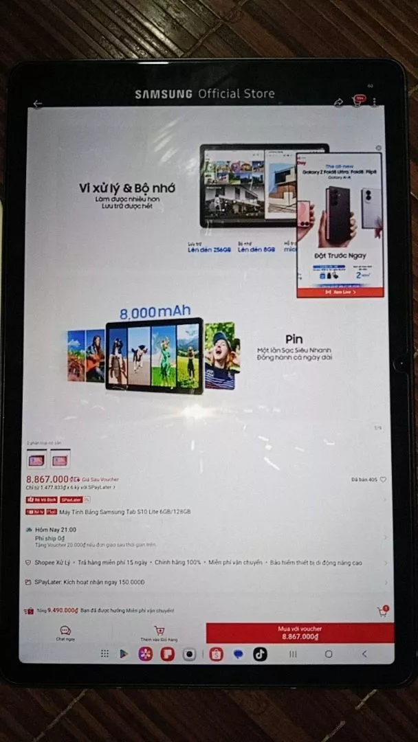 Máy Tính Bảng Samsung Tab S10 Lite 6GB/128GB