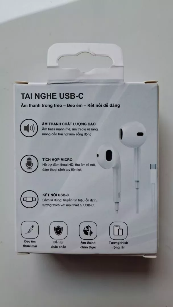 Tai Nghe Type C Dành Cho 15 Pro Max 17 Pro 16 Và Samsung Xiaimi Oppo Cổng Type C C Nghe Gọi Đầy Đủ Bass Nghe Nhạc