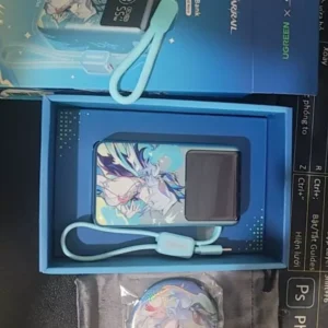 【Phiên Bản Honkai: Star Rail】UGREEN Power Bank 10000mAh 55W kèm cáp USB C tích hợp 3 cổng Sạc di động du lịch máy tính xách tay, đèn LED màn hình lớn Sạc nhanh cho Xiaomi và hơn thế nữa