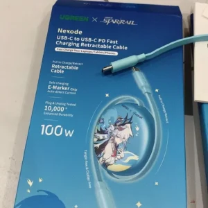 UGREEN Cáp dữ liệu sạc có thể thu vào Phiên Bản Honkai: Star Rail 100W USB-C sang USB-C Hỗ trợ cáp sạc nhanh Samsung 45W cho iPhone 17 Pro Max