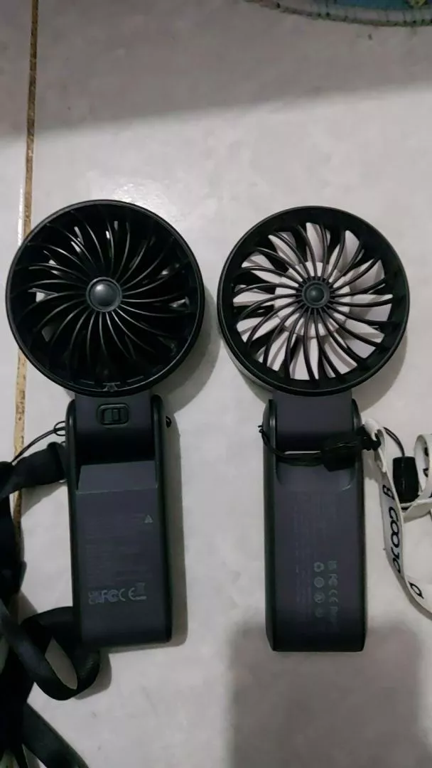 Quạt cầm tay tích điện Jisulife Life 7 5 cấp độ gió 3600/5000mAh - Sử dụng lên đến 12h - Chính hãng - BH 12 tháng