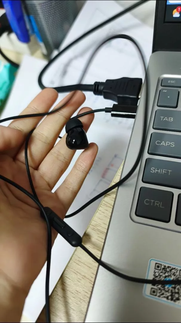 Tai nghe In-Ear Xiaomi Type-C Earphones | Cổng Type-C Cắm là chạy | Âm thanh chất lượng cao-Driver 12,4 mm