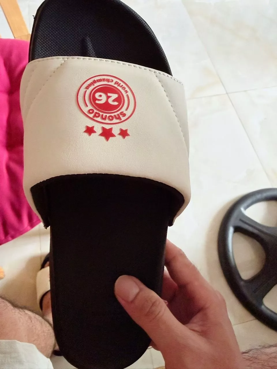 Dép Quai Ngang Nam Nữ Trendy 7 Logo SH TPU Shondo Bộ Sưu Tập Champion