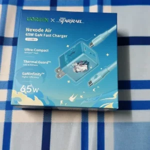 UGREEN Bộ sạc Phiên Bản Honkai: Star Rail USB-C 65W GaN USB-C Phích cắm có thể gập lại + Cáp USB-C 100W 1m, Sạc nhanh cho iPhone 17 16 Pro Max / MacBook / Samsung S26 Ultra iPad (Phích cắm US)