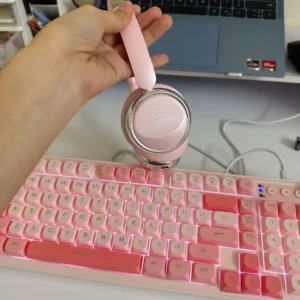 Tai Nghe Bluetooth Over-Ear GOOJODOQ 40mm, Kết Nối 2 Máy, Game Mode, Sạc Type-C, Nhẹ 143g