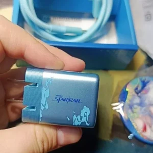 UGREEN Bộ sạc Phiên Bản Honkai: Star Rail USB-C 65W GaN USB-C Phích cắm có thể gập lại + Cáp USB-C 100W 1m, Sạc nhanh cho iPhone 17 16 Pro Max / MacBook / Samsung S26 Ultra iPad (Phích cắm US)