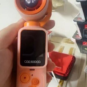 Quạt máy ảnh cầm tay GOOJODOQ GFS025, 100 cài đặt tốc độ quạt, tích hợp ảnh / video, hệ thống độc lập kép, chia sẻ dữ liệu liền mạch, khe cắm thẻ SD.