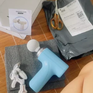 Máy massage cầm tay Didooglt cao cấp 4 đầu 6 chế độ hỗ trợ giãn cơ đấm lưng