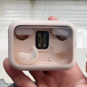 Tai nghe nửa tai Màn hình LED không dây Bluetooth Cảm ứng vân tay Âm thanh HiFi Tương thích với iOS và Android