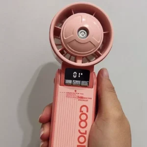 Quạt Phun Sương Turbo GOOJODOQ, 100 Tốc Độ, Pin 3600mAh (11.5H), Gió Mạnh,Xoay 180° điều chỉnh