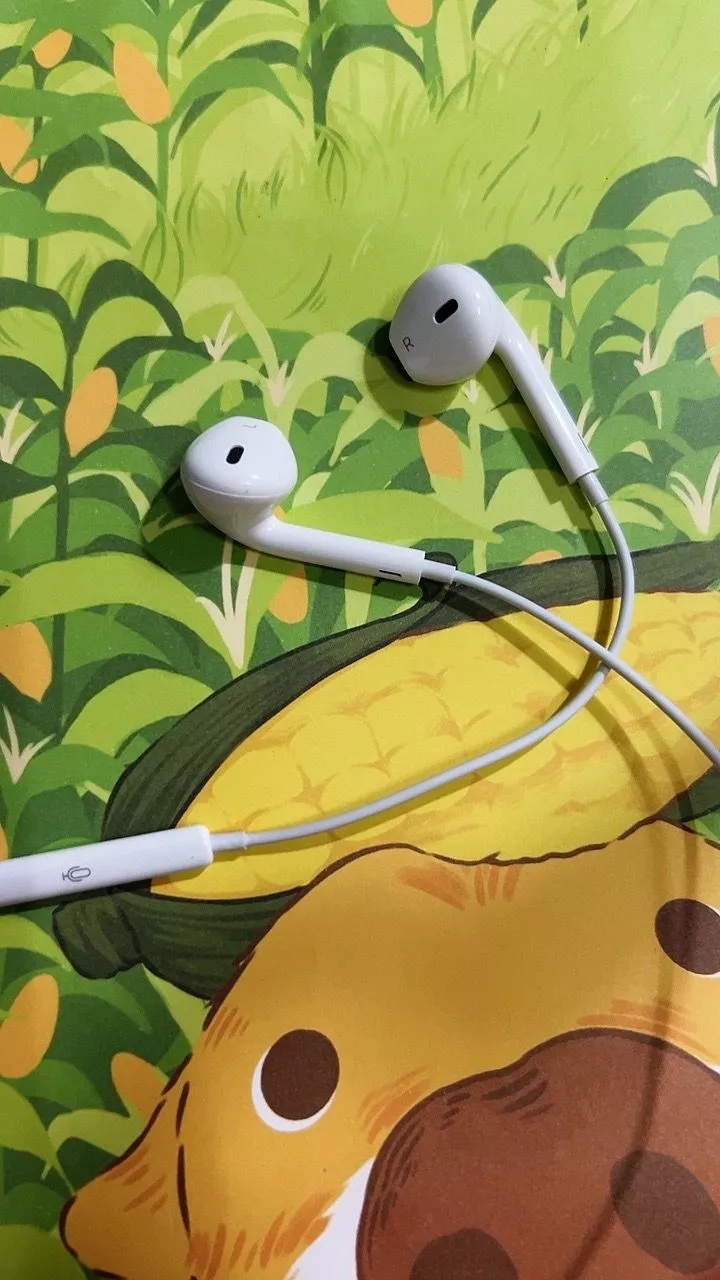 Tai nghe có dây Jack dẹt zin bóc máy, không cần bluetooth chính hãng | Bảo hành 12 tháng