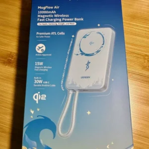 【Phiên Bản Honkai: Star Rail】UGREEN 10000mAh 15W Sạc từ tính 30W Max Power Bank Cáp tích hợp Tương thích với iPhone 17 Series