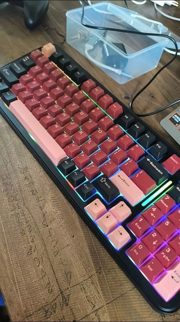 Bàn phím cơ ATAS BK98 không dây 3 mode - Mạch Xuôi - Hỗ trợ hotswap 5 pin - LED RGB - Có Web