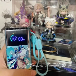 【Phiên Bản Honkai: Star Rail】UGREEN Power Bank 10000mAh 55W kèm cáp USB C tích hợp 3 cổng Sạc di động du lịch máy tính xách tay, đèn LED màn hình lớn Sạc nhanh cho Xiaomi và hơn thế nữa